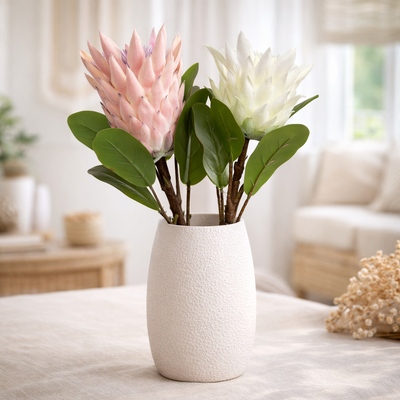 thumb_68cm King Protea Pink (small head) - Artificial Stem