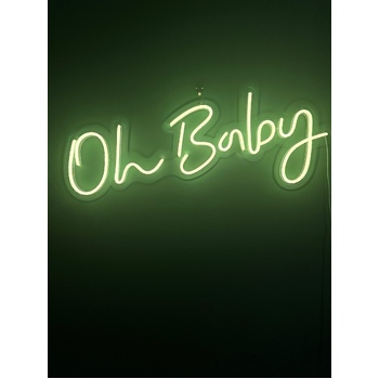 thumb_95x38cm "Oh Baby" Multicoloured Sound Activated Neon LED Sign 