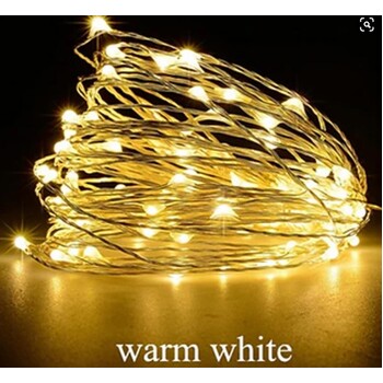 thumb_1m Warm White inLine LED Fairy String Lights 