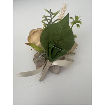 thumb_Buttonhole Twin rose Style - Beige