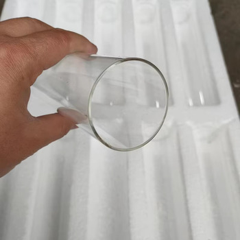 thumb_8pcs - 4.8cmx25cm Glass Cylinder Windlight Shade Candle Cover 