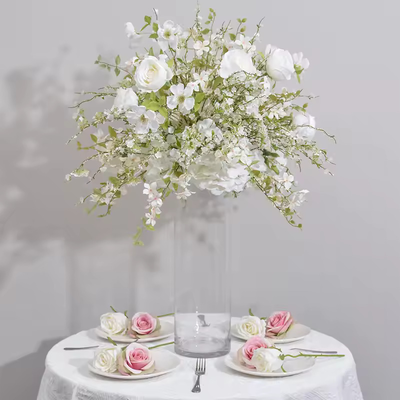 thumb_60cm White Dreamy Meadow Flower Ball Arrangement