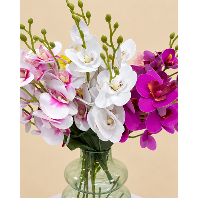 thumb_43cm Artificial Orchid Filler Bunch – White