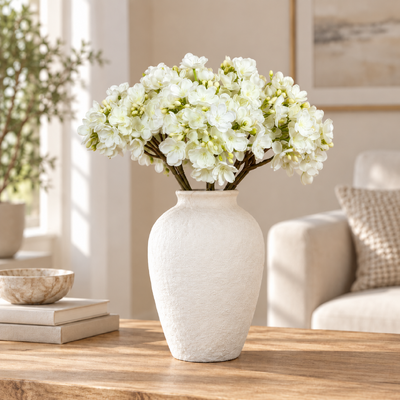 thumb_39cm Artificial Jasmine Blossom Filler Bouquet  – White