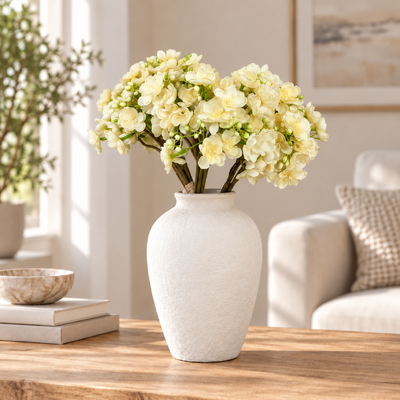 thumb_39cm Artificial Jasmin Blossom Filler Bouquet  – Soft Yellow
