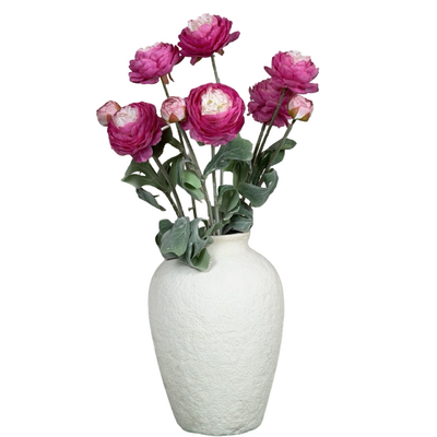 thumb_52cm Artificial 3 Head Ranunculus Flower Spray – Fuchsia Pink