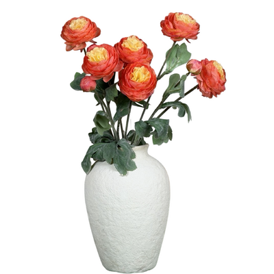thumb_52cm Artificial 3 Head Ranunculus Flower Spray – Orange