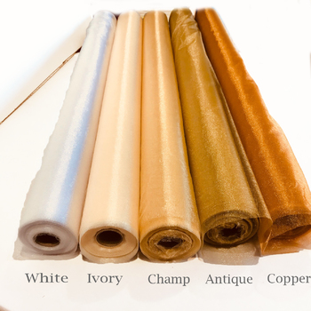 thumb_140cmx18m Organza Draping Fabric - White (Not Suitable for Aus Post)