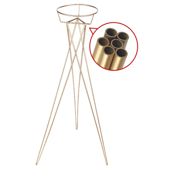 thumb_96cm - Gold Tripod Style Flower/Centerpiece Stands