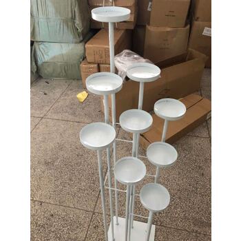 thumb_1.3m Tall White Flower/Candelabra Stand