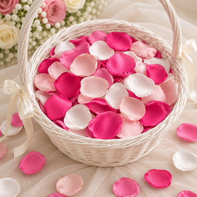 thumb_100 Blue/Pink/Beige Silky Rose Petals