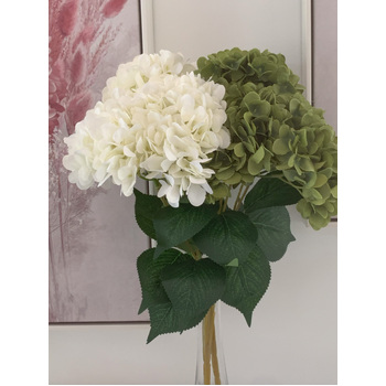 thumb_44cm  5 Head Hydrangea White/Cream