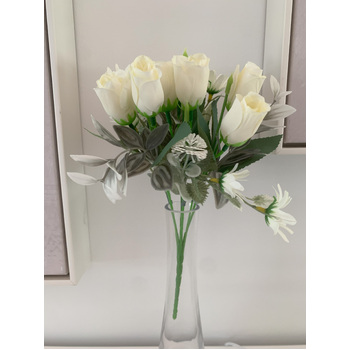 thumb_Cream Toned Rose Bud Filler Flower Bunch