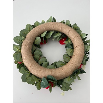 thumb_35cm Anzac Day Poppy and Eucalyptus Wreath