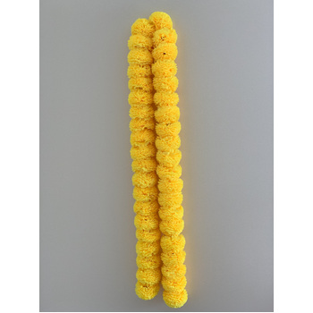 thumb_2m - Giant Silk/Fabric Marigold Garland (Diwali) - Yellow