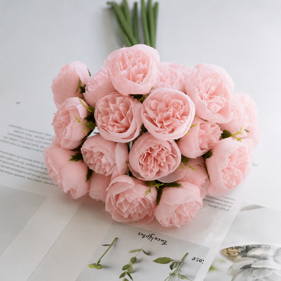 thumb_27 Head Pink Peony Bouquet/Filler Flower Bunch