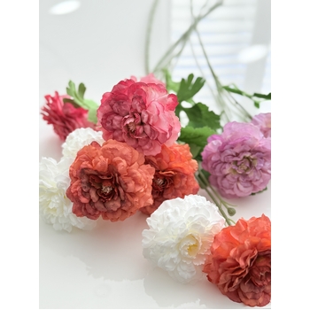 thumb_70cm Burnt Orange Artificial Ranunculus Flower Stem – 3 Head