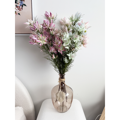 thumb_65cm Purple/Pink Artificial Blushing Bride Stem – 9 Flower Heads