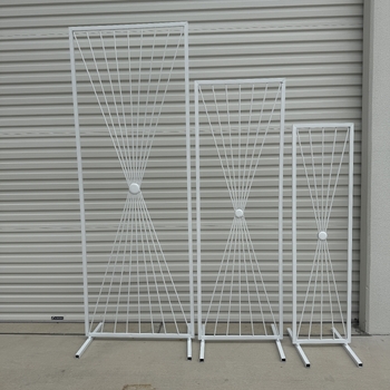 thumb_3pc Set - 2.2m, 1.8m, 1.5m  White Wedding Backdrop Set