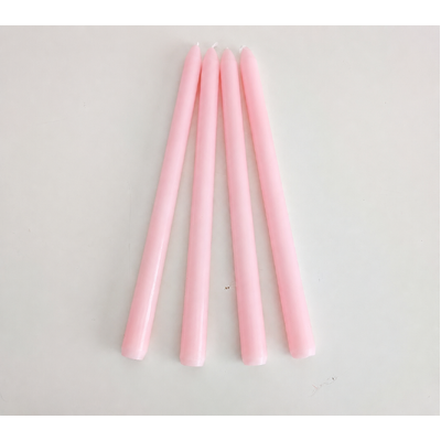 thumb_4pcs - 25cm Pink Wax (Taper) Dinner Candle Romantic Candlestick