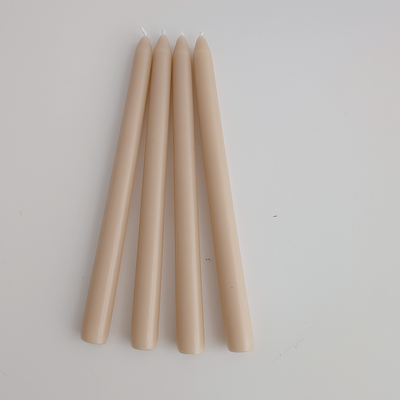 thumb_4pcs - 25cm Beige Wax (Taper) Dinner Candle Romantic Candlestick