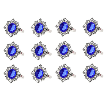 thumb_12pk Royal Napkin Rings - Diamond Ring Style