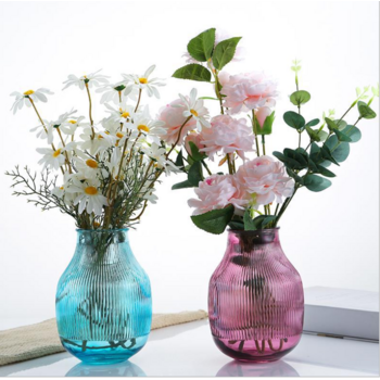 thumb_18cm Bud/Posey Glass Belly Vase - PINK