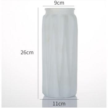 thumb_27cm Glass Flower Vase - WHITE 