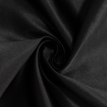 thumb_275cm Round Satin Tablecloth - Black