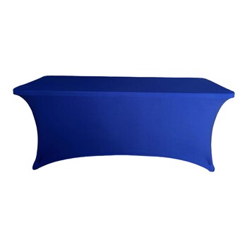 thumb_6Ft (1.8m) Royal Fitted 3 Sided Lycra Tablecloth Cover