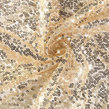 thumb_125x240cm Sequin Tablecloth - Champagne