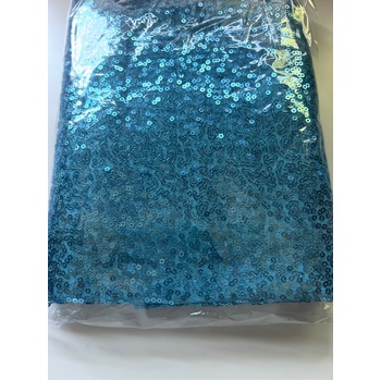 thumb_130x260cm Sequin Tablecloth - Turquoise