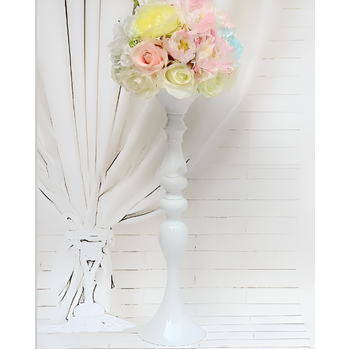 thumb_50cm Tall white Candelabra Style Centerpiece