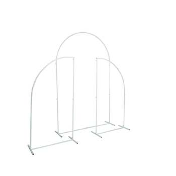 thumb_3pc Wedding Arch / Balloon Garland Stands  - White 