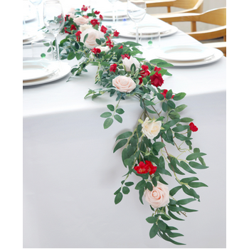 thumb_1.8m Luxury Native Willow Native Eucalyptus Garland - Red/Pink/Cream