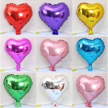thumb_25cm Fushia Foil Heart Balloon