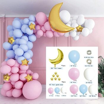 thumb_Baby Pastels/Moon Theme 119pcs Balloon Garland Decorating Kit