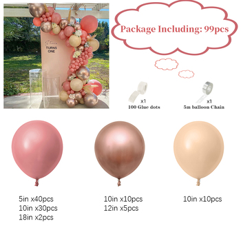 thumb_Champ/Mauve/Rose Gold Theme 99pcs Balloon Garland Decorating Kit