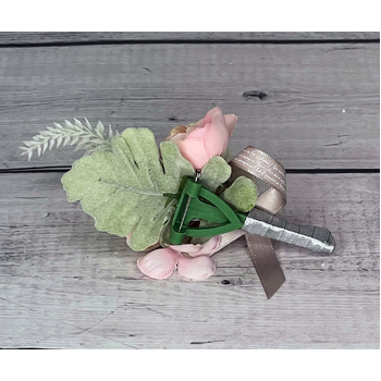 thumb_Buttonhole - Pink Tea Rose/Hydrangea - Style 5