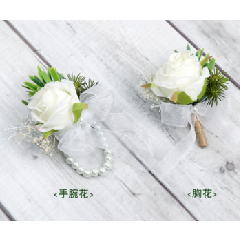 thumb_Corsage - White Rose - Style 9