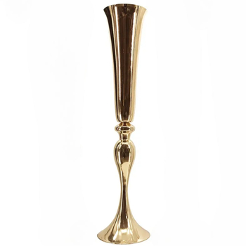 thumb_75cm Tall Trumpet GOLD Vase