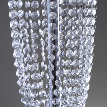 thumb_62cm Silver Acrylic Crystal Chandelier Style Centerpiece 