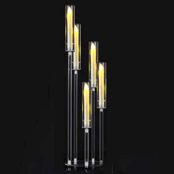 thumb_5 Tier / Arm Clear Acrylic Candelabra
