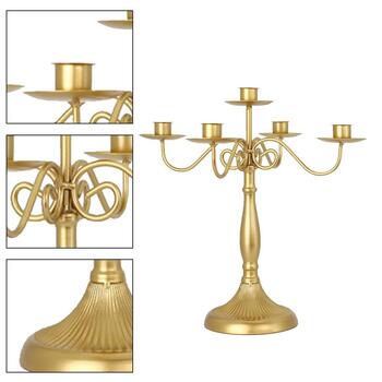 thumb_5 Arm 30cm Gold Candelabra