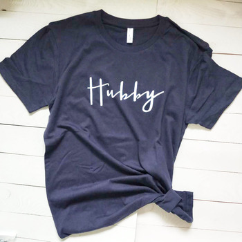 thumb_Hubby T shirt - navy Various Sizes [Size: Large]