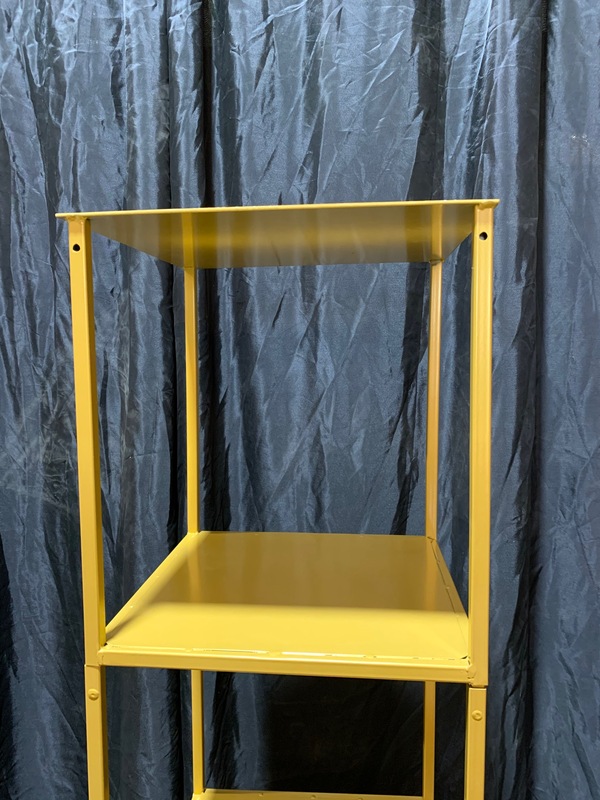 1.8m Gold - 5 Cube Flower Tower Stand