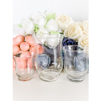 thumb_Hurricane Vase - Medium 9x11cm Clear