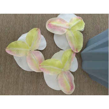 thumb_9cm Floating Orchid Head - White/Yellow