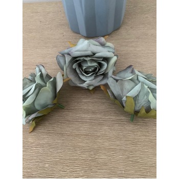 thumb_6cm Rose Flower Head - Periwinkle Blue