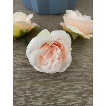 thumb_4cm Small Rose Flower Head - Soft Pink